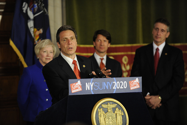 cuomo suny 2020 podium