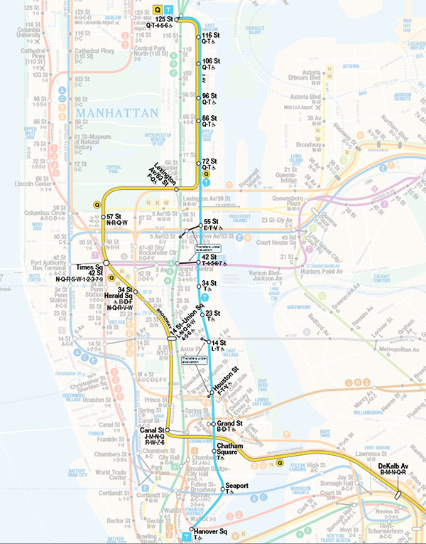 second ave subway map Good And Bad News On Second Avenue Subway second ave subway map