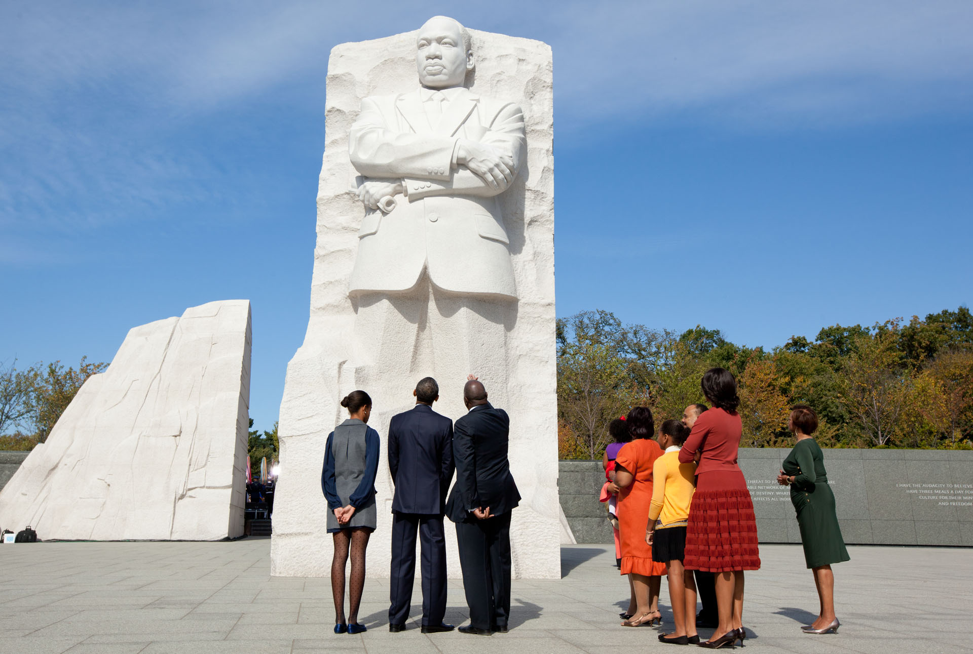 obama mlk memorial