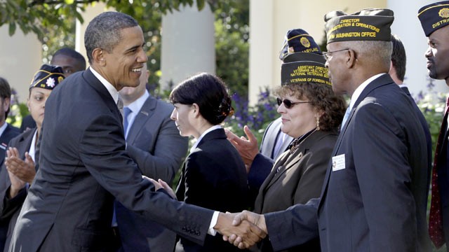 obama vet handshake