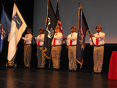 vets courts flags