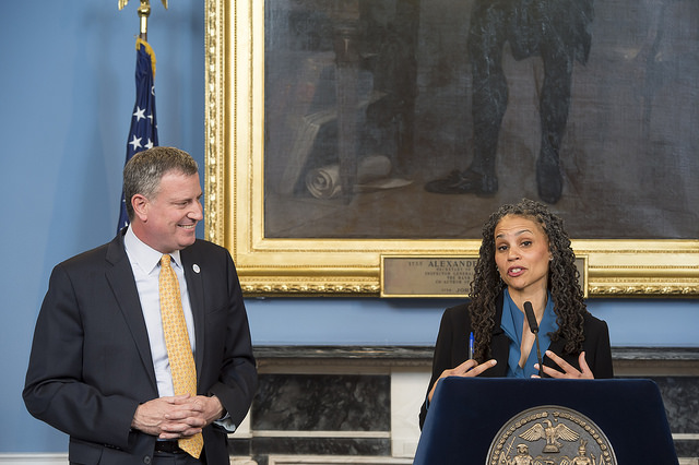 maya wiley mayor de blasio appointment