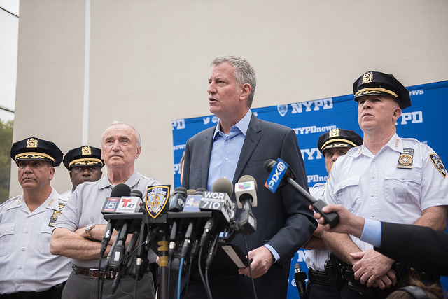 de blasio crime nypd bratton oneill