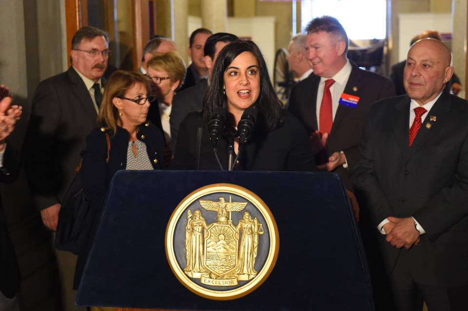 Nicole Malliotakis podium legislator