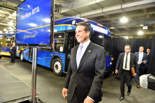 Cuomo MTA bus