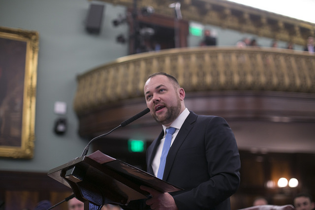 Speaker Corey Johnson