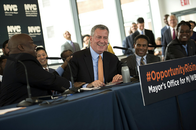 Buery de Blasio MWBE