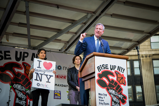 de blasio immigrants