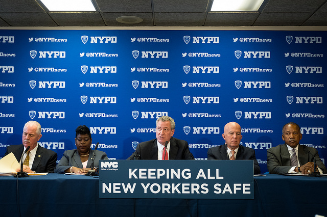 NYPD de Blasio 