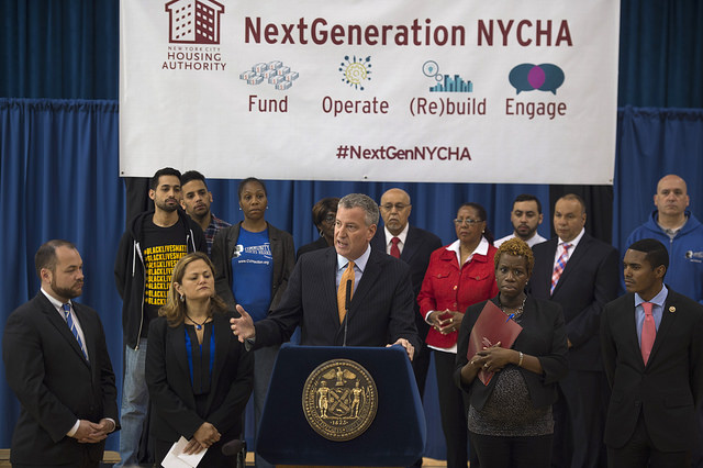 de Blasio NYCHA Olatoye