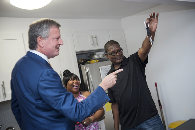 tenant apartment de Blasio affordable