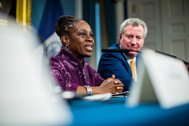 Chirlane McCray Bill de Blasio