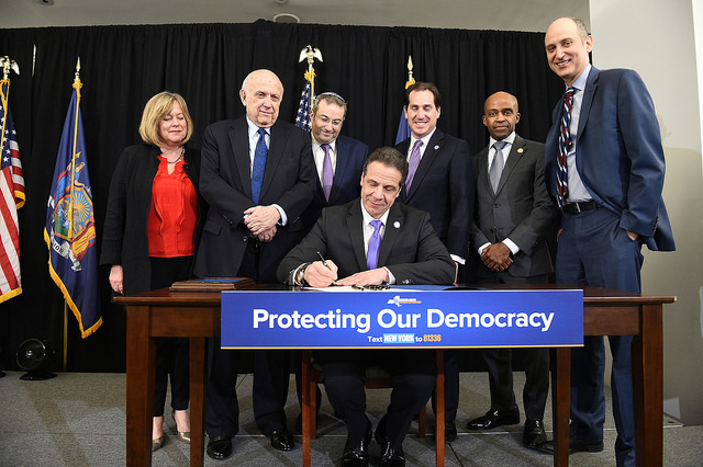 Cuomo bill signing democracy