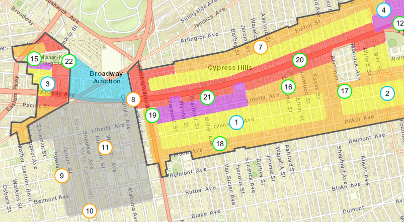 east new york planning map