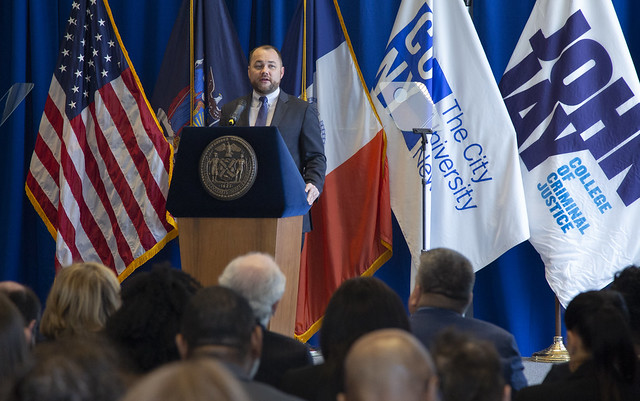 Corey Johnson criminal justice speech