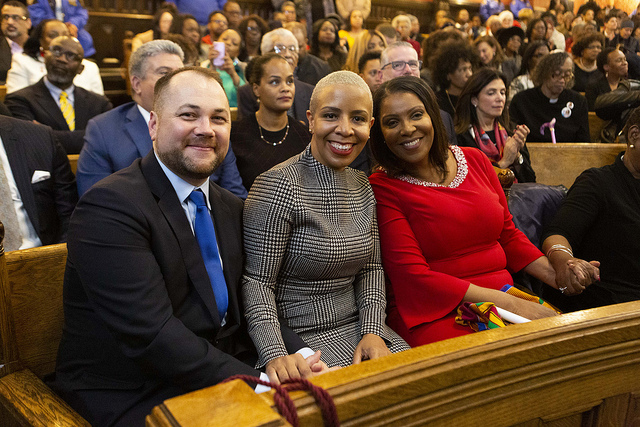 Corey Johnson Tish James