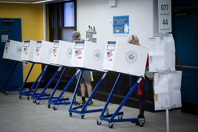 voting New York City booths