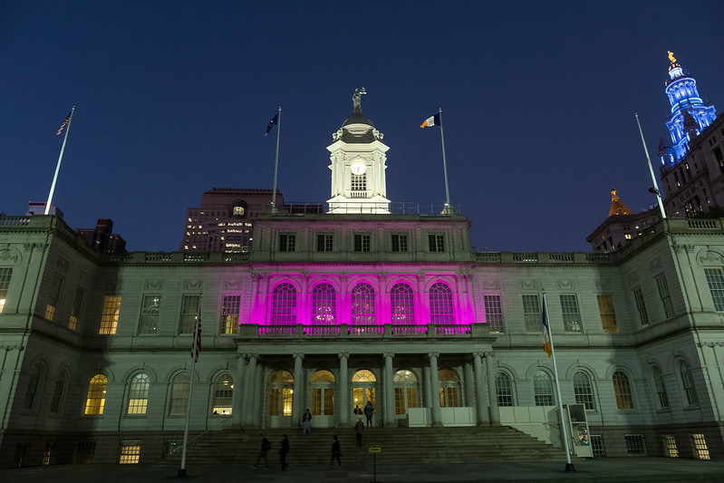 city hall domestic violence awareness