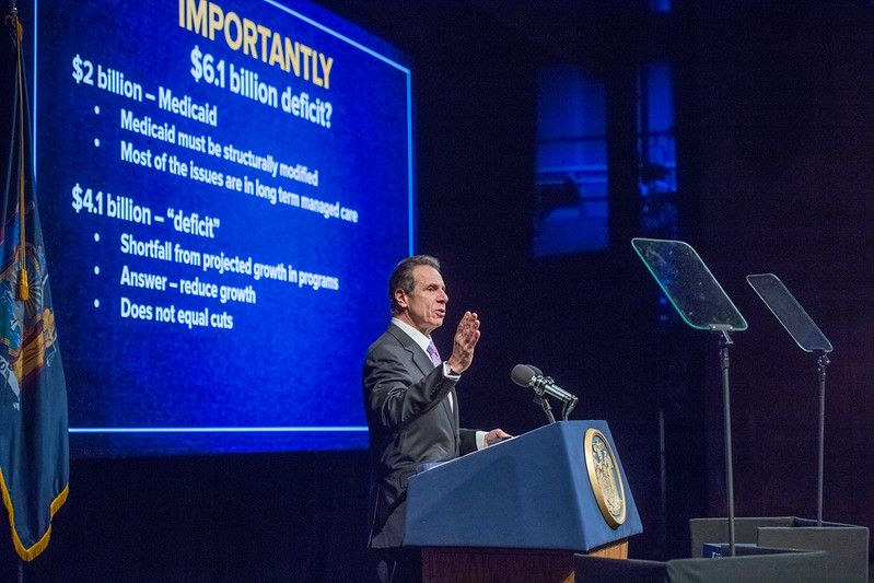 Cuomo state budget presentation