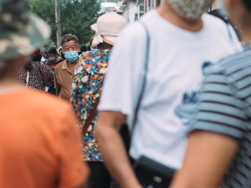 Flushing food line