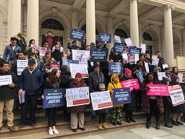 Electeds, Advocates Rally Behind New Bill to Expand Municipal Voting Rights  to Some Non-Citizen Residents