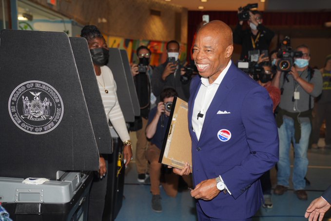 Eric Adams Elected Next Mayor of New York City