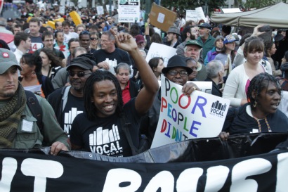 VOCAL activists at Occupy protest