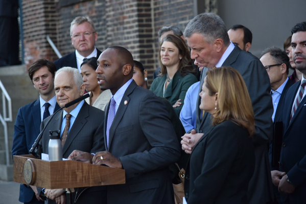 richards de blasio presser