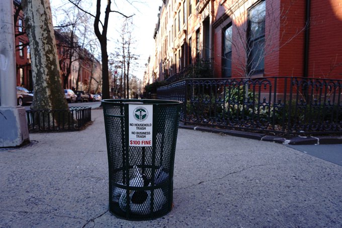 single wire litter basket